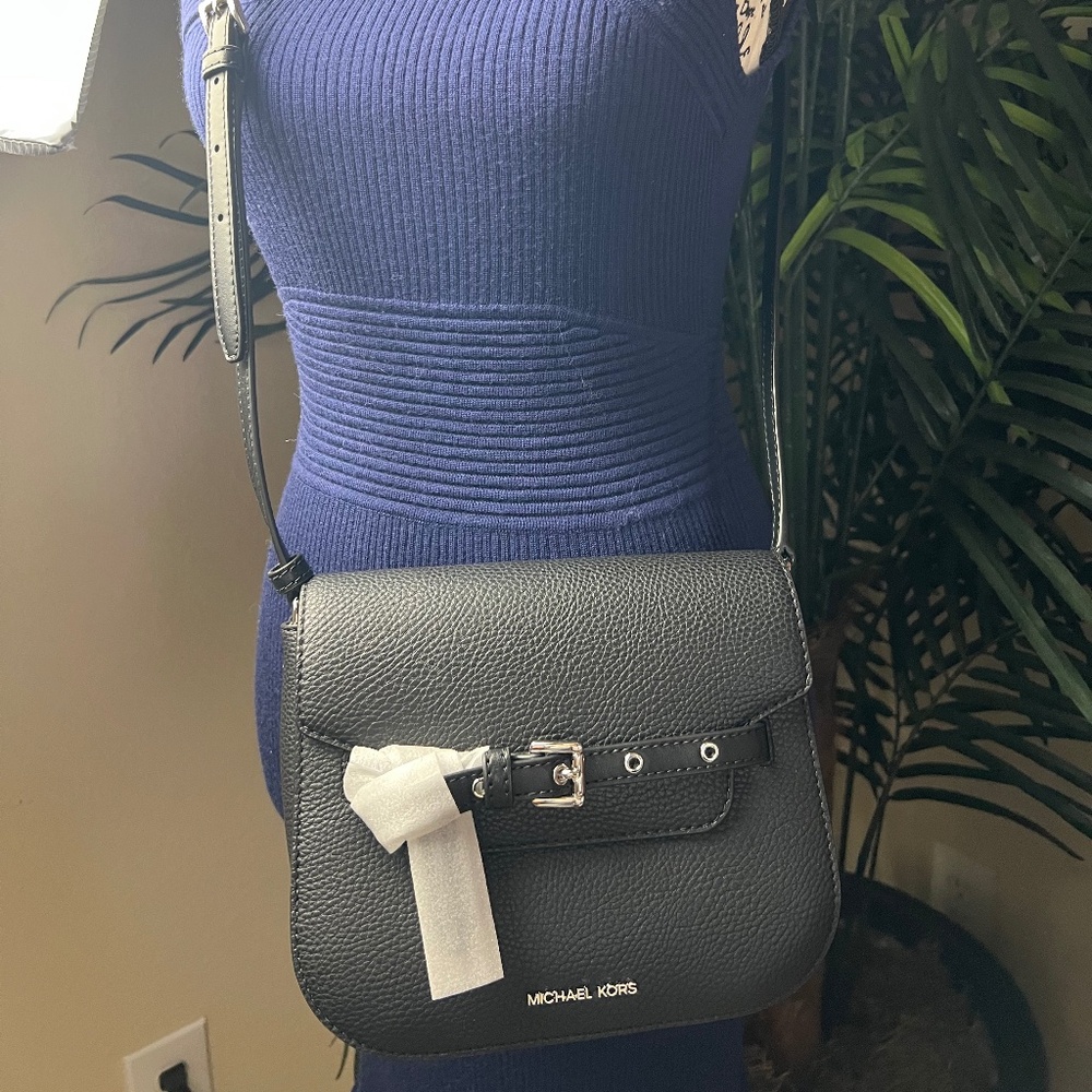 Michael Kors Emilia Small Saddle Crossbody Bag